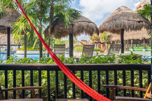 Double Pool View room at Iberostar Cozumel Hotel